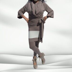 TAUPE BAMBOO CAPSAL WARDROBE- Add a Block Skirt